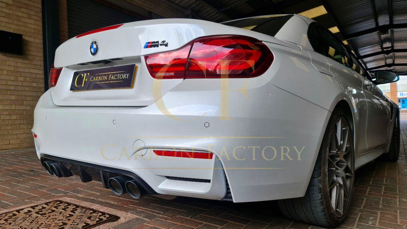 BMW F80 M3 F82 F83 M4 M Performance Style Carbon Fibre Rear Diffuser 14-20-Carbon Factory