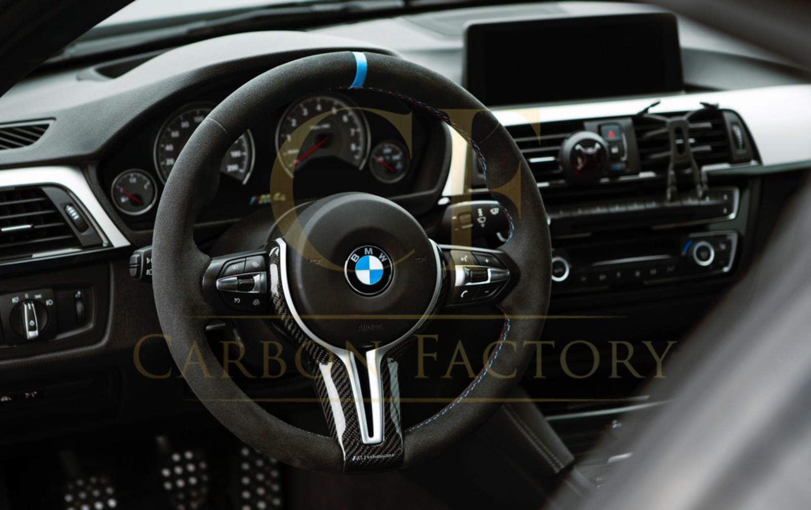 BMW F8X M Car Replacement Carbon Fibre Steering Wheel Cover-Carbon Factory