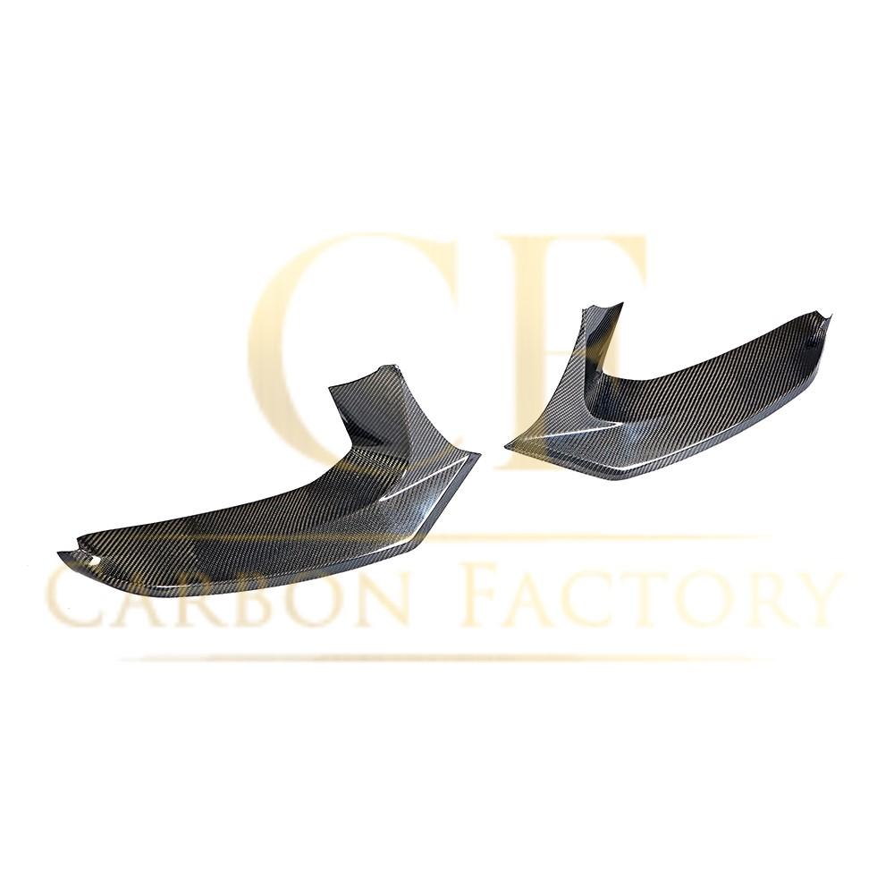 BMW G30 5 Series M Sport Carbon V Style Front Bumper Covers 17-20-Carbon Factory