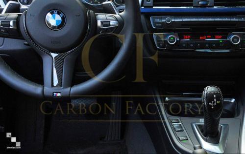 BMW M Sport Replacement Carbon Fibre Steering Wheel Cover Type 2-Carbon Factory
