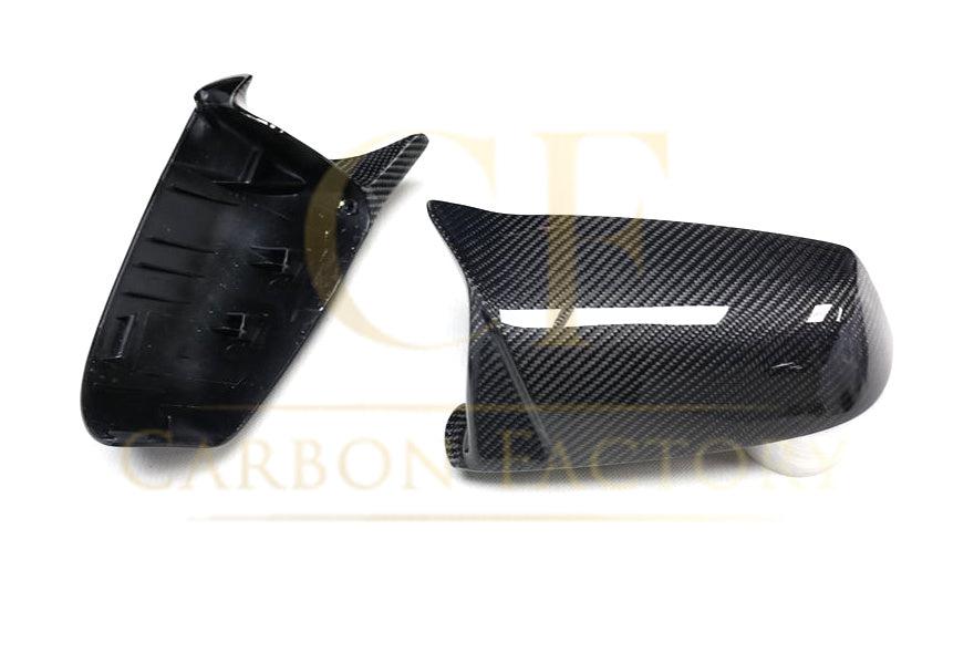 E60 LCI F10 5 Series Pre LCI M Performance Style Carbon Fibre Replacement Mirror Covers-Carbon Factory