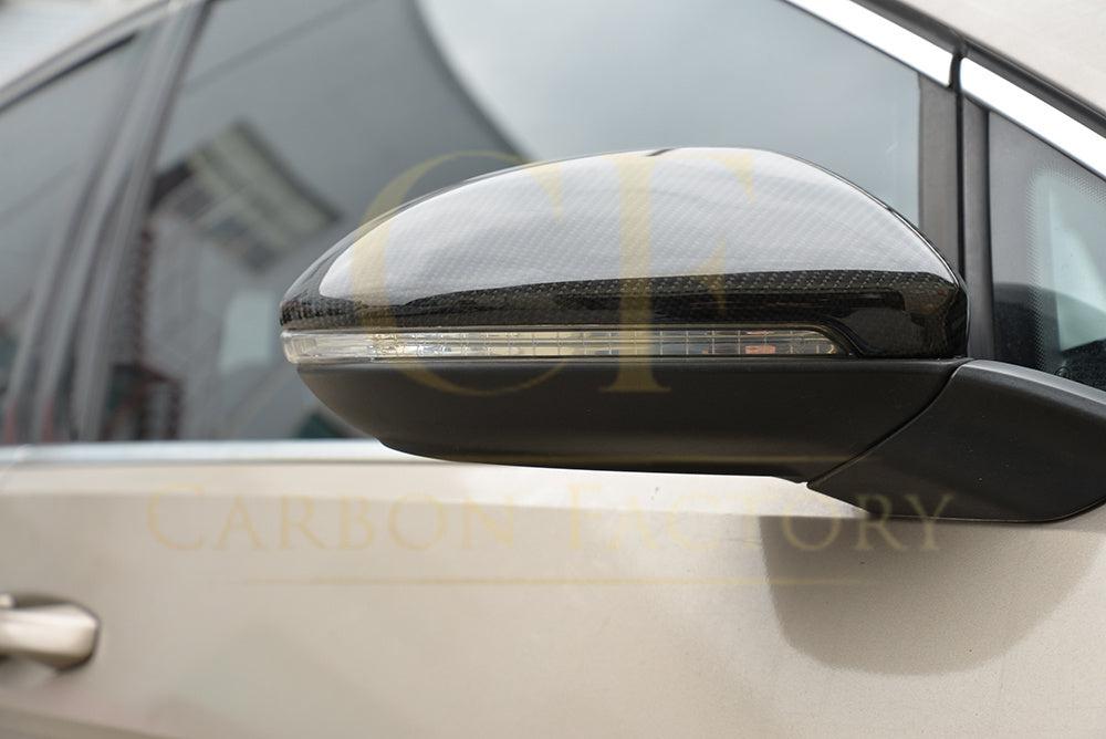 VW Golf MK7 MK7.5 inc GTI & R OEM Style Carbon Fibre Replacement Mirror Covers 14-20-Carbon Factory