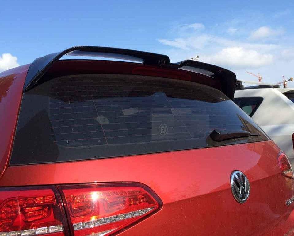 VW Golf MK7 OT Style Carbon Fibre Roof Spoiler 14-20-Carbon Factory